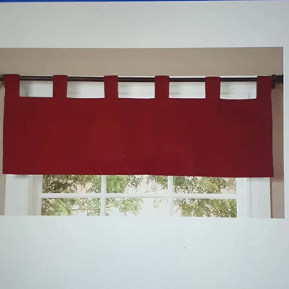 New 2 Thermalogic Weathermate Tab Top Valance Red New In Package‎
